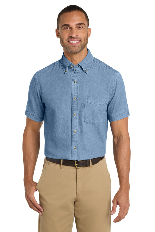 Port & Co ™  Short Sleeve Value Denim Shirt. SP11
