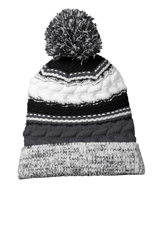 Hat Trick-STC21  Sport-Tek® Pom Pom Team Beanie