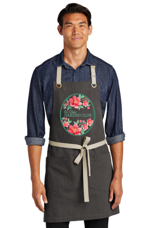 Garden Club Port Authority® Canvas Full-Length Two-Pocket Apron