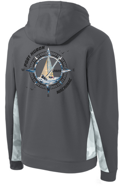 PHYC Sport-Tek® Sport-Wick® CamoHex Fleece Colorblock Hooded Pullover