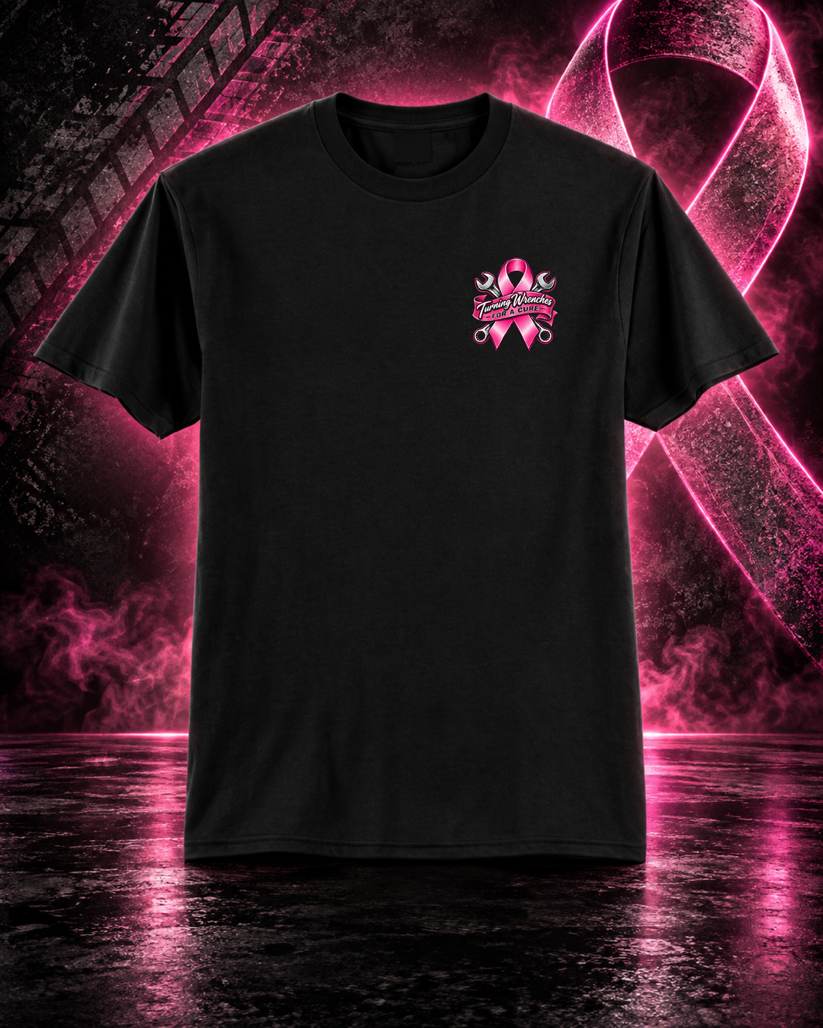 Bob’s Truck Repair – Turning Wrenches for a Cure Short Sleeve Tee