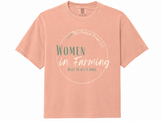Women in Farming Boxy Tee