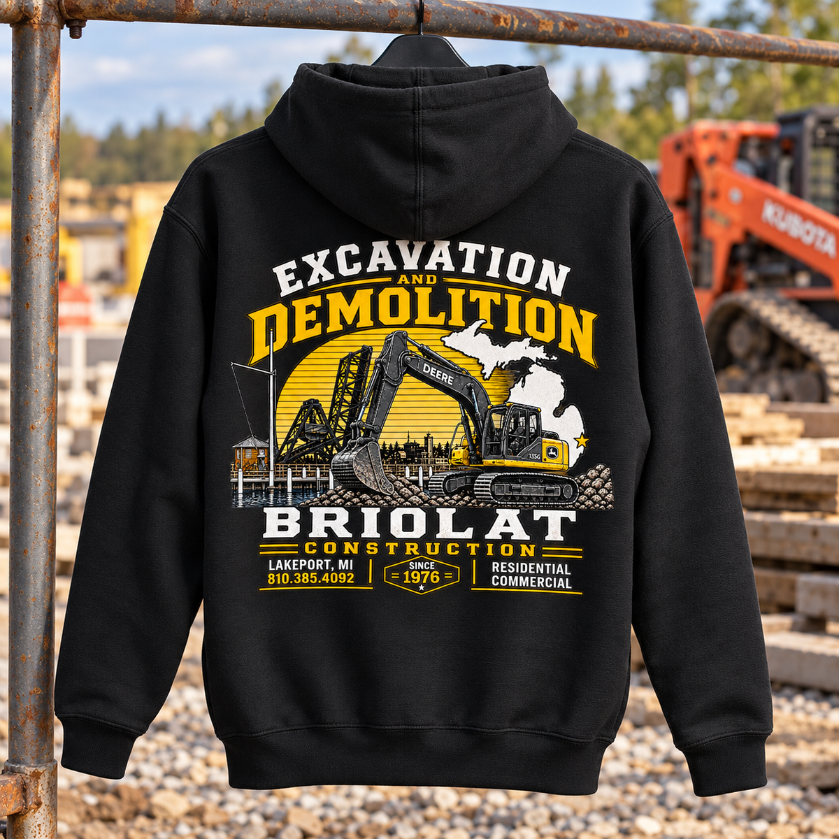 Briolat new excavator Carhartt CTK121 Black back