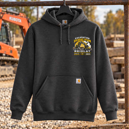 Briolat new excavator Carhartt CTK121 Carbon Heather front