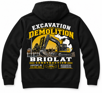 Briolat Construction PC590H, Black, back view