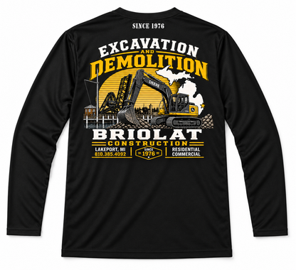 Briolat Construction ST350LS, Black, back view