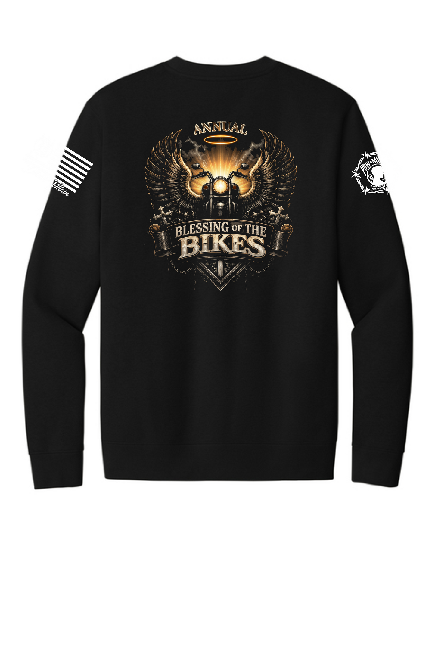 Blessing of the Bikes ch4 Crewneck – DT6104