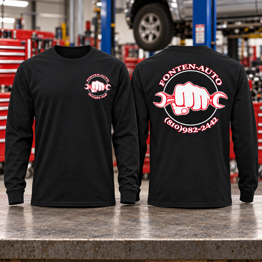 Fonten-Auto PC55LS-black — branded auto-shop mockup
