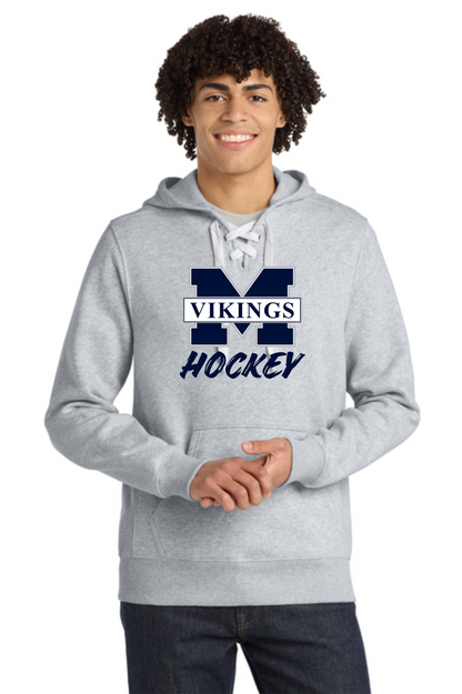 MV-ST271 Sport-Tek® Lace Up Pullover Hooded Sweatshirt