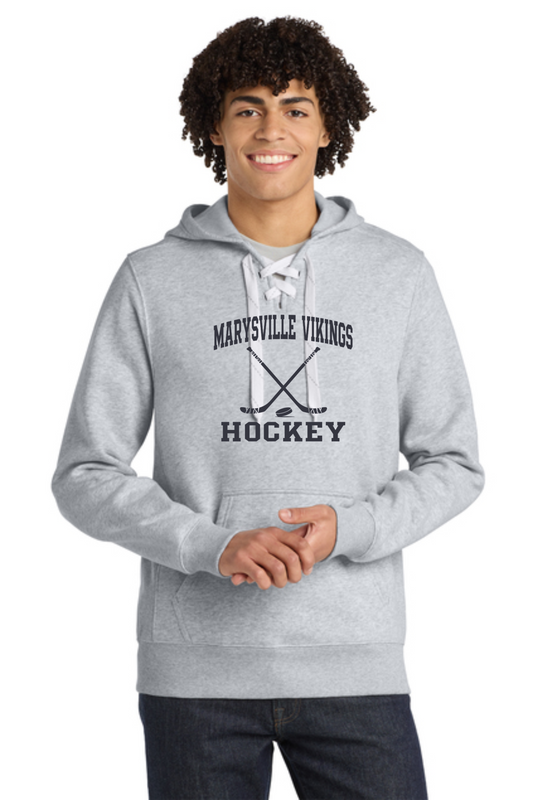 MV-ST271 Sport-Tek® Lace Up Pullover Hooded Sweatshirt