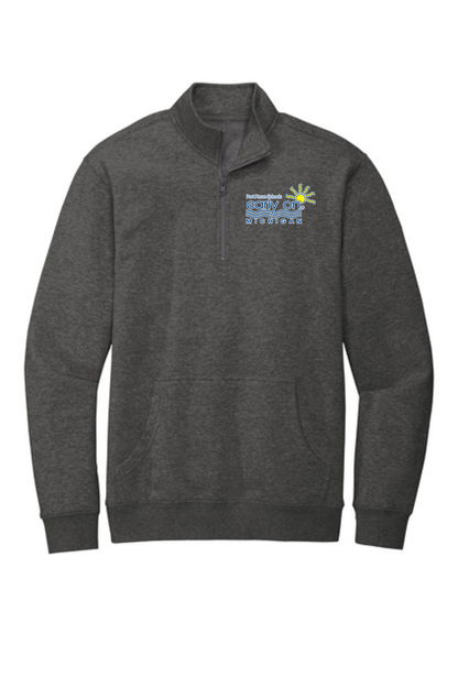 PHS – District DT6106 – Perfect Weight® Fleece ¼-Zip