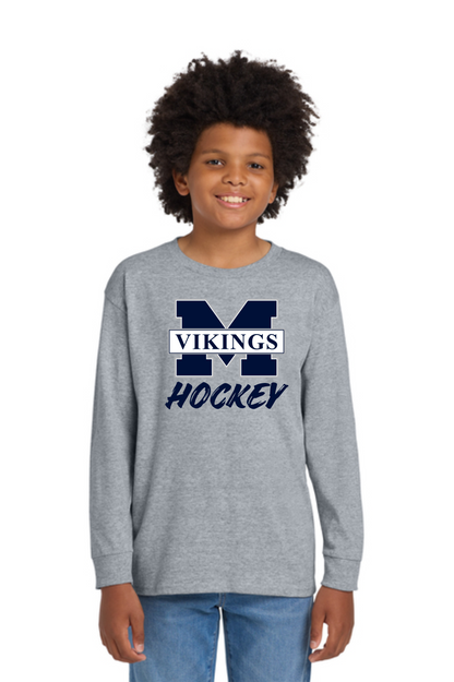 MV-5400B  Gildan® Youth Heavy Cotton™ 100% Cotton Long Sleeve T-Shirt