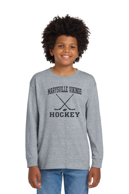 MV-5400B  Gildan® Youth Heavy Cotton™ 100% Cotton Long Sleeve T-Shirt