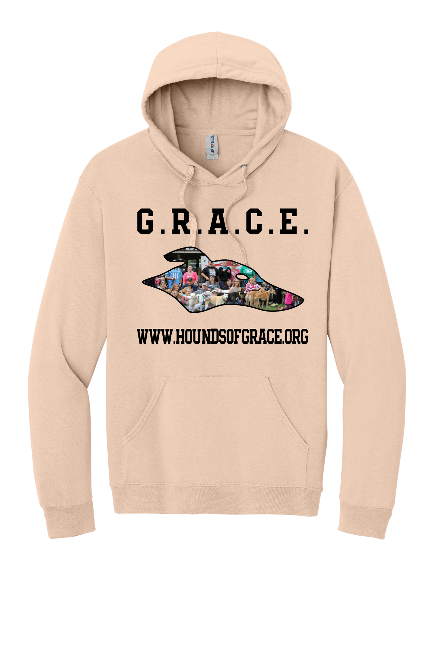 Hounds of GRACE IC49M Midweight Hoodie – Blush Pink