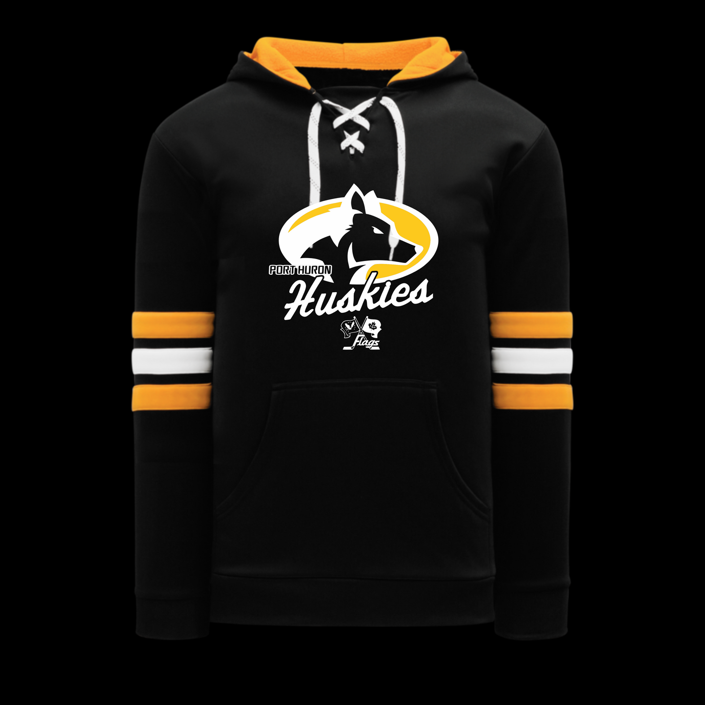 Huskies Hockey Lace Hoodie AK1845