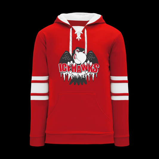 Ice Hawks Hockey Lace Hoodie AK1845