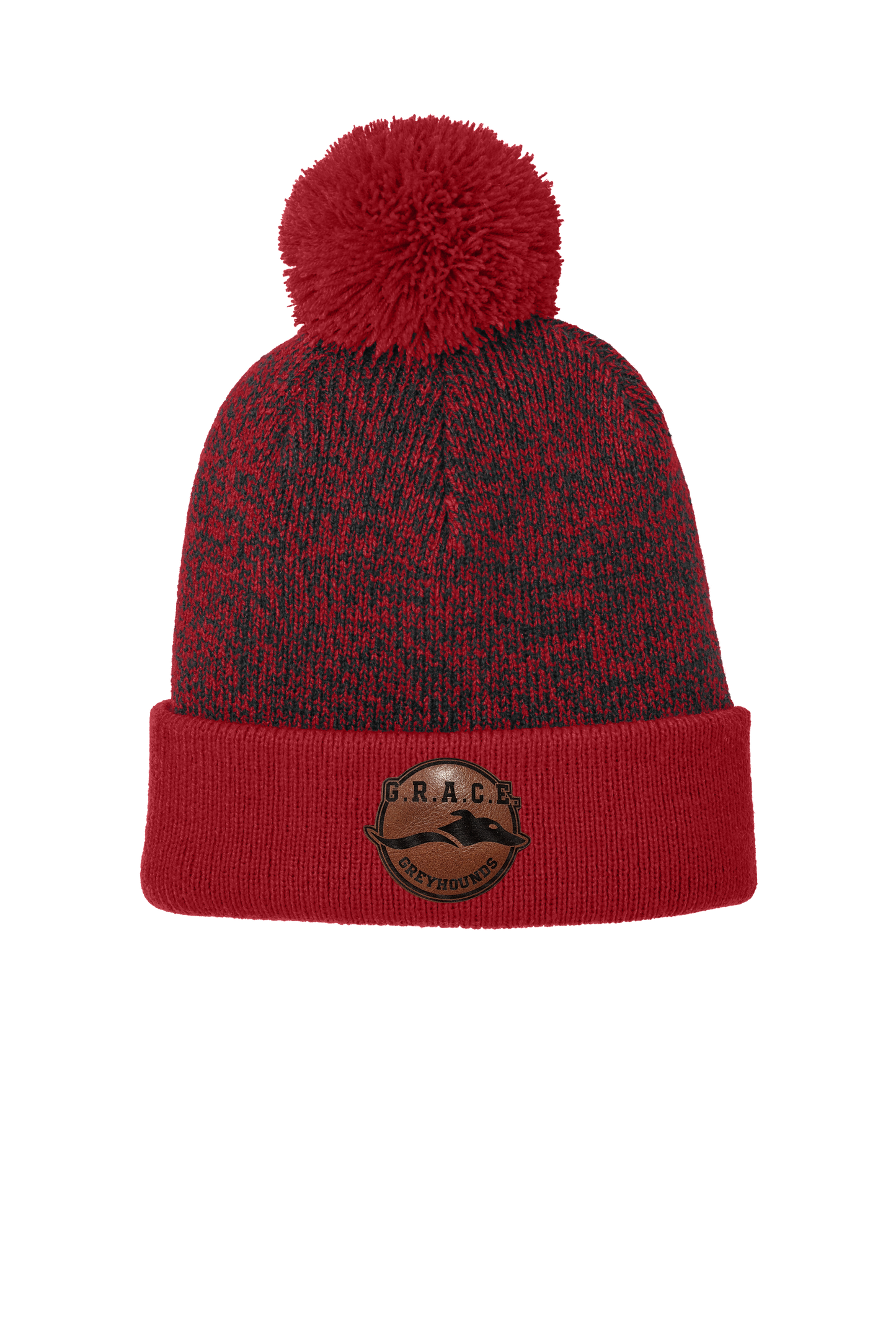 Hounds of GRACE STC68 Halftime Heather Pom Beanie
