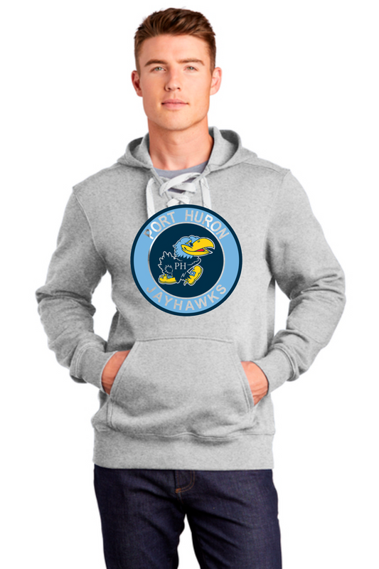 Sport-Tek® Lace Up Pullover Hooded Sweatshirt