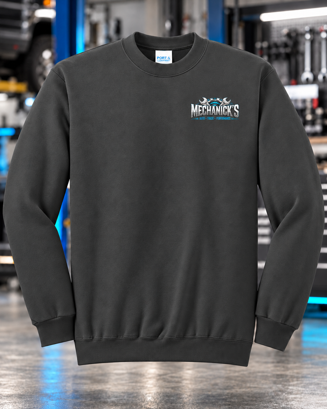 MechaNick’s crew charcoal front garage collection
