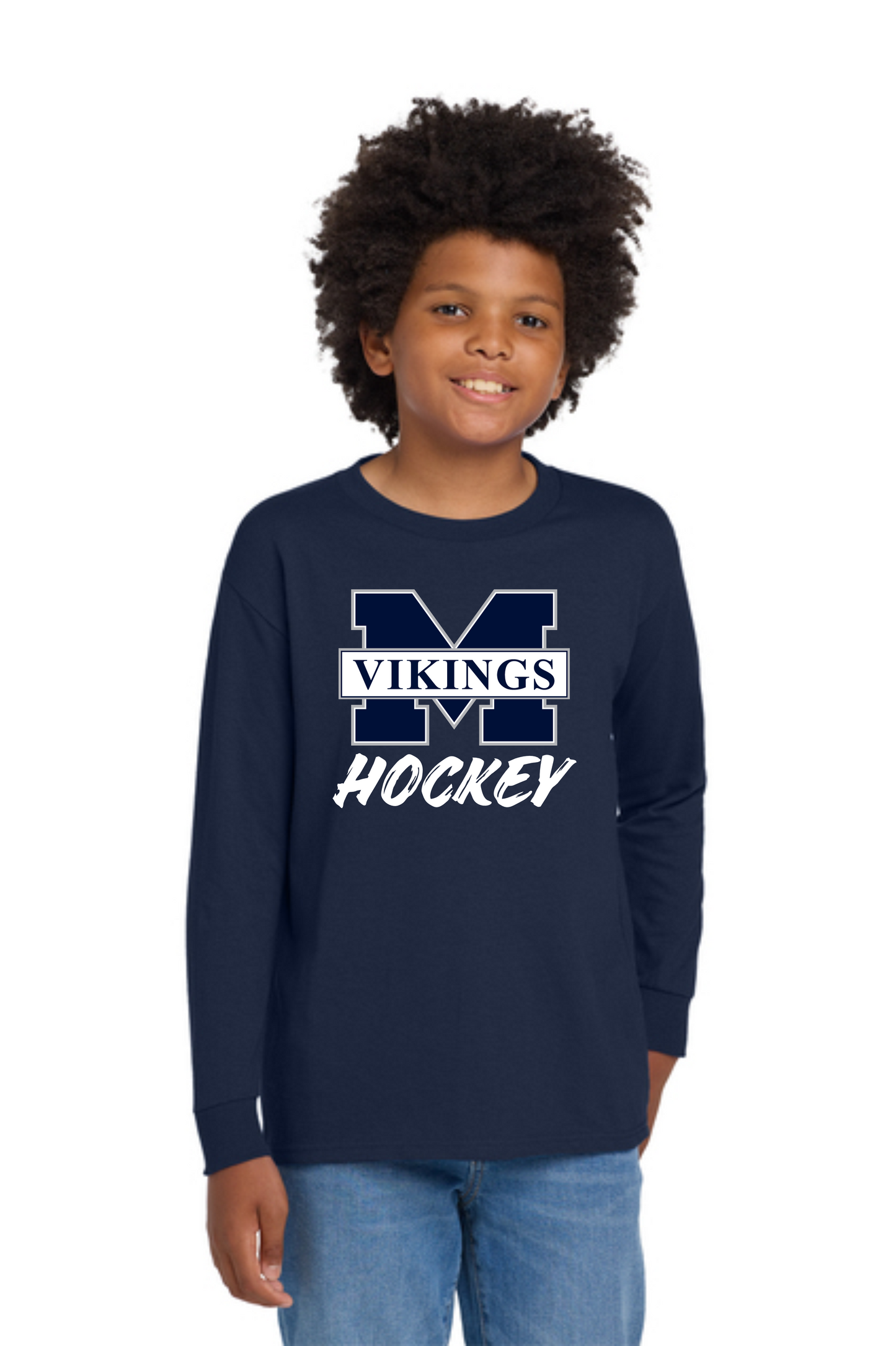 MV-5400B  Gildan® Youth Heavy Cotton™ 100% Cotton Long Sleeve T-Shirt