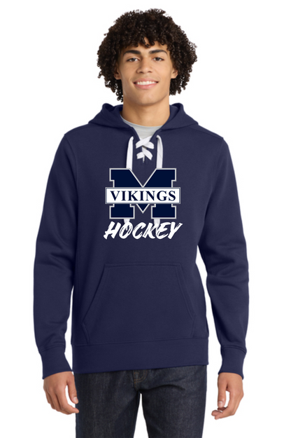 MV-ST271 Sport-Tek® Lace Up Pullover Hooded Sweatshirt