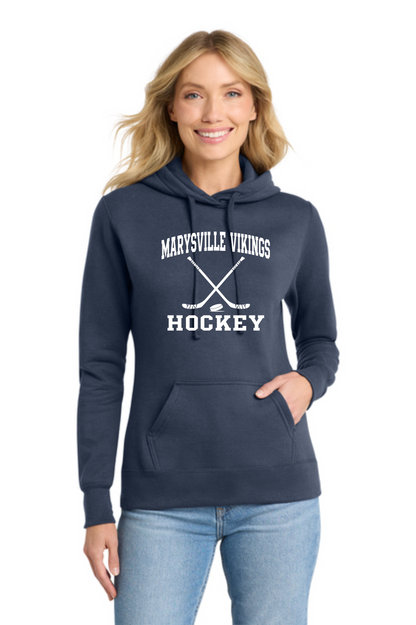 MV - LPC78H  Port & Co™ Women's Core Fleece Pullover Hooded Sweatshirt