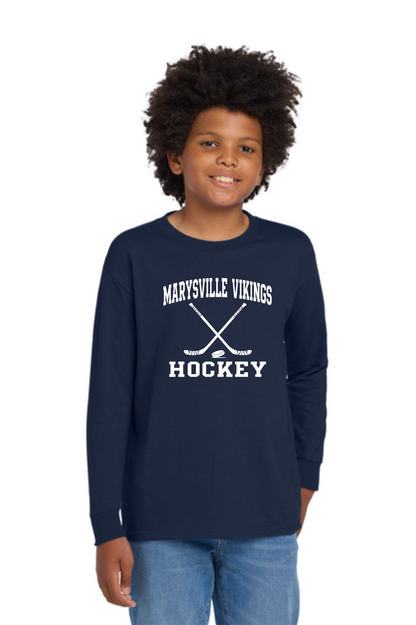 MV-5400B  Gildan® Youth Heavy Cotton™ 100% Cotton Long Sleeve T-Shirt