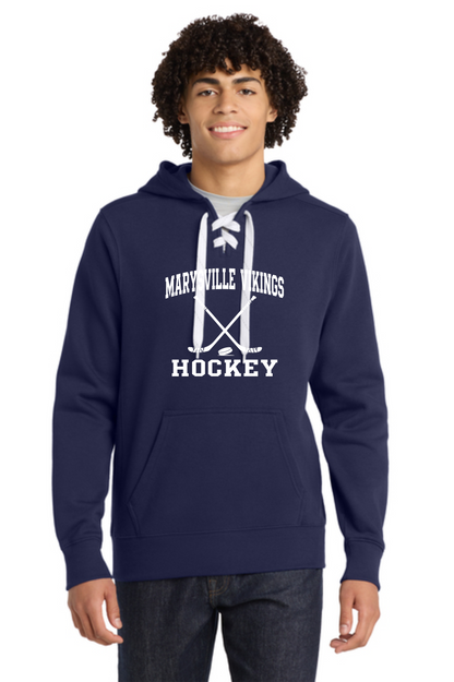 MV-ST271 Sport-Tek® Lace Up Pullover Hooded Sweatshirt