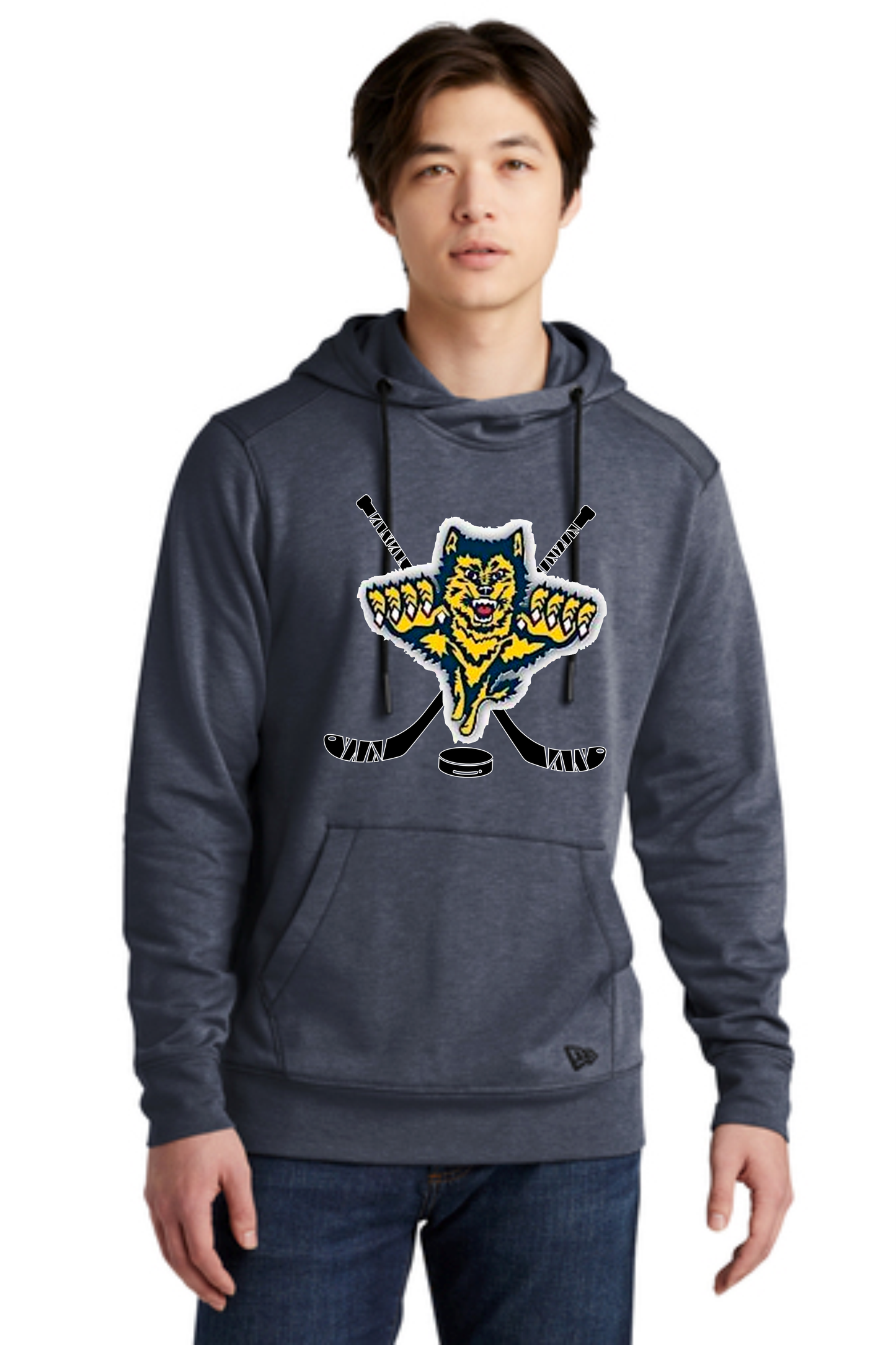 New Era® Tri-Blend Fleece Pullover Hoodie