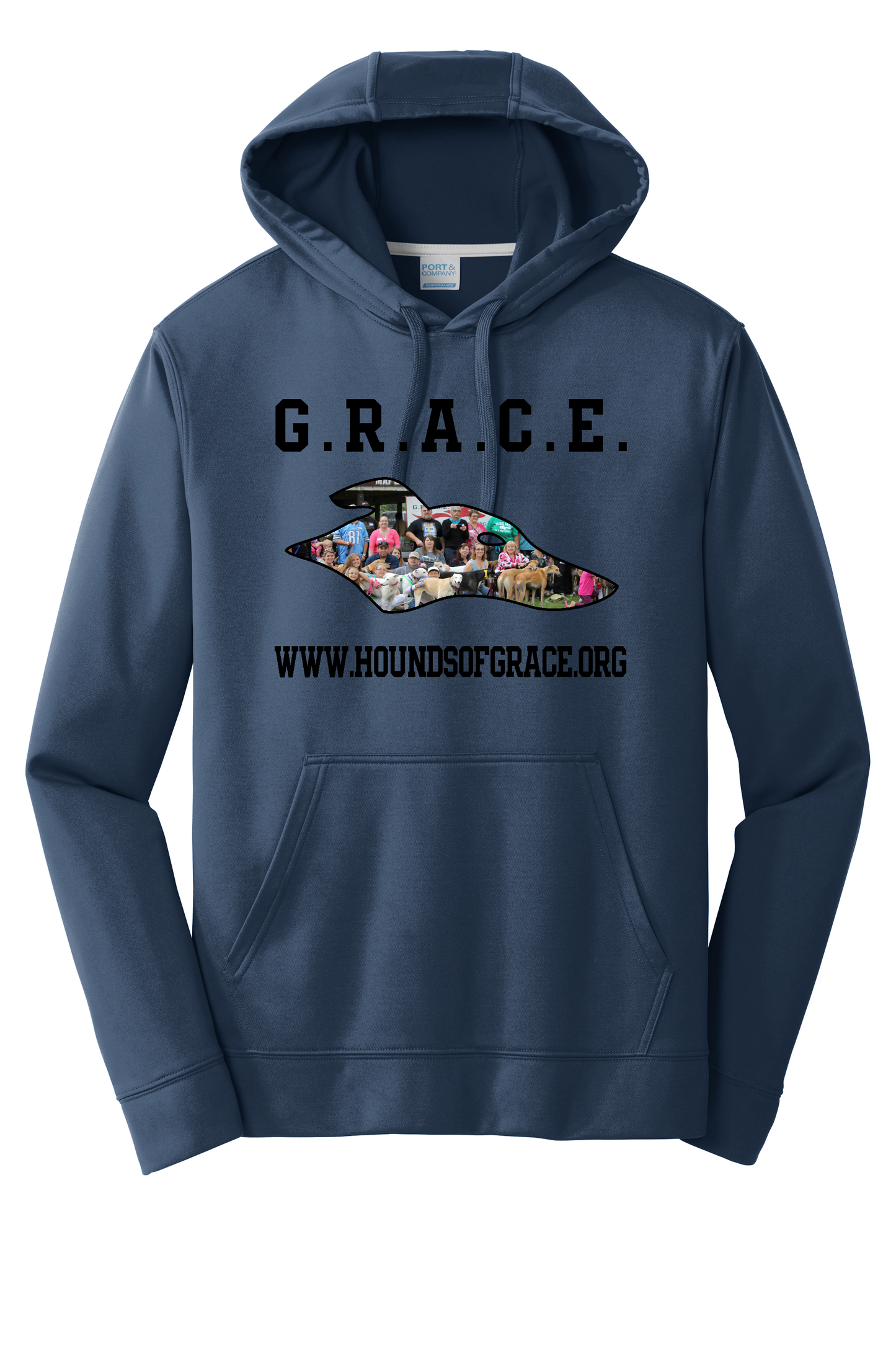 Hounds of GRACE Performance Hoodie PC590h/yh(Adult + Youth)