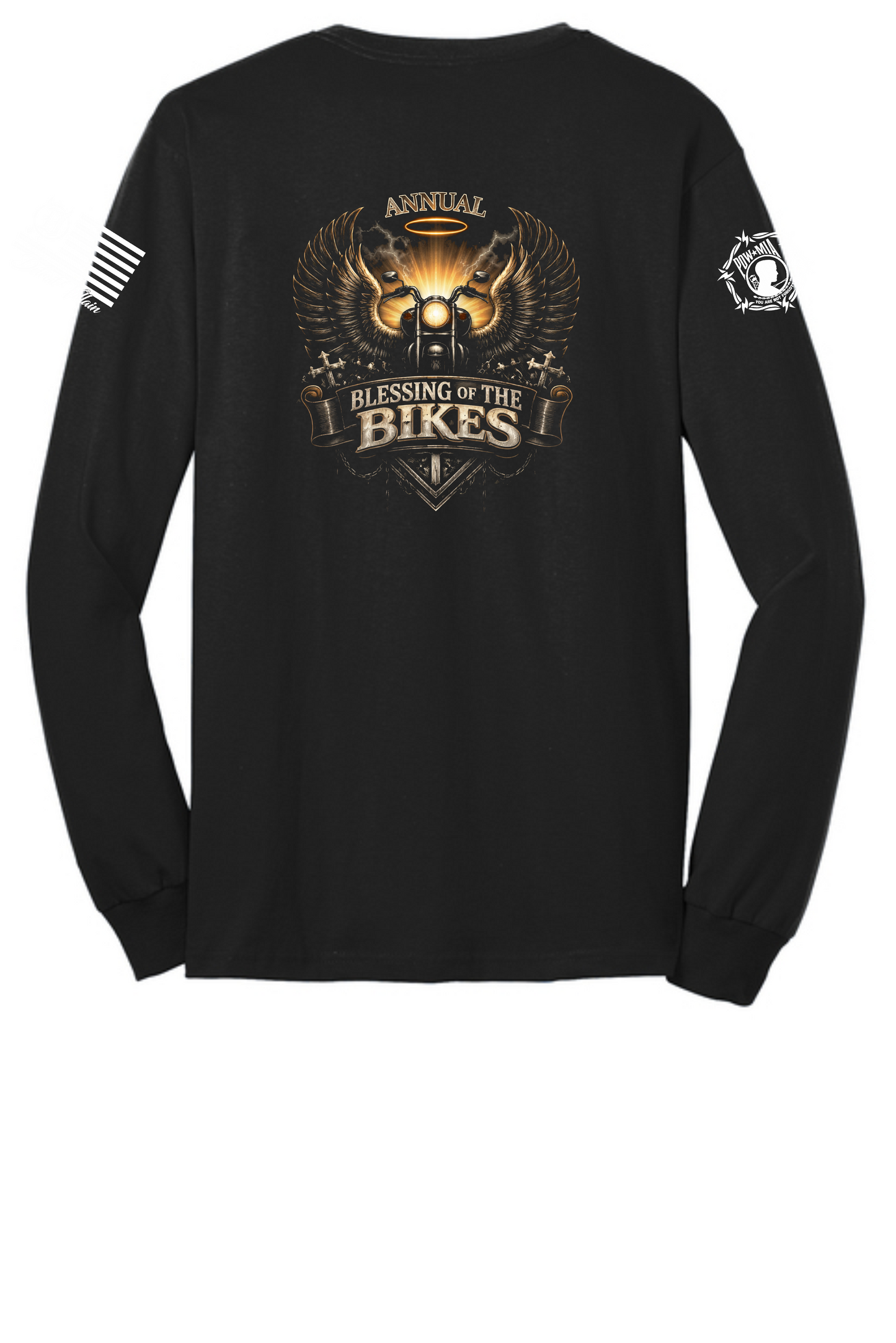 Blessing of the Bikes ch4 Long Sleeve T-Shirt – PC55LS