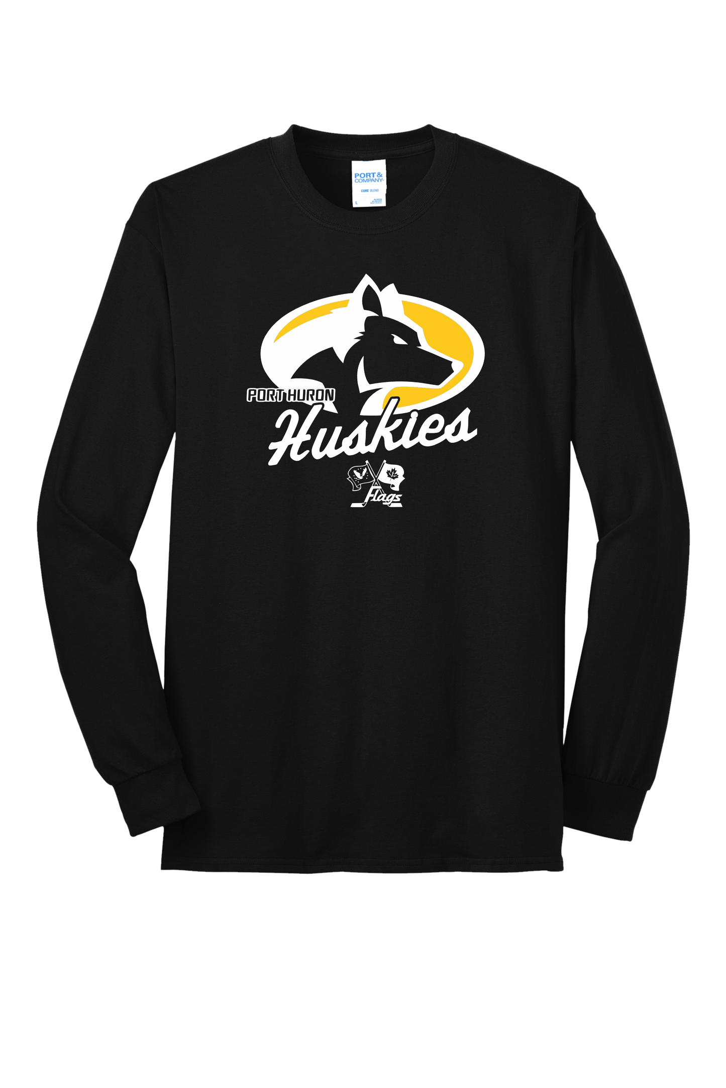 Huskies Hockey Long Sleeve Tee PC55LS