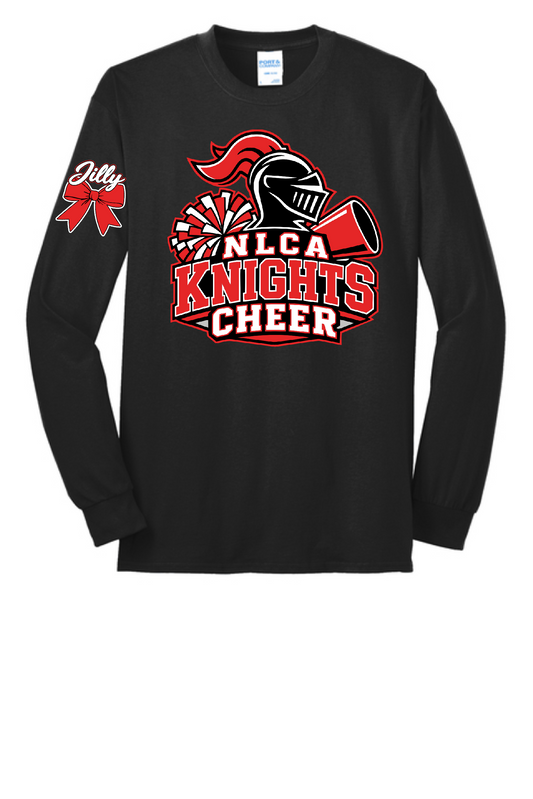 NLCA Knights Cheer Long Sleeve Shirt