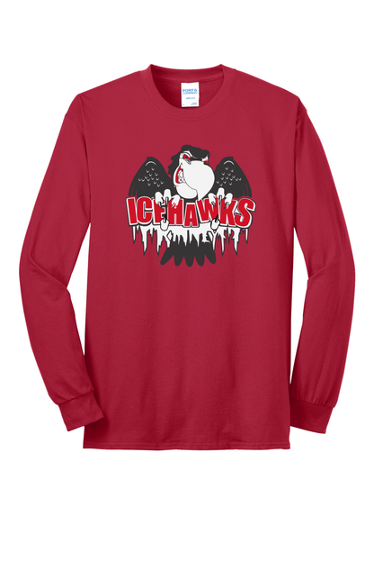 Ice Hawks Hockey Long Sleeve Tee PC55LS