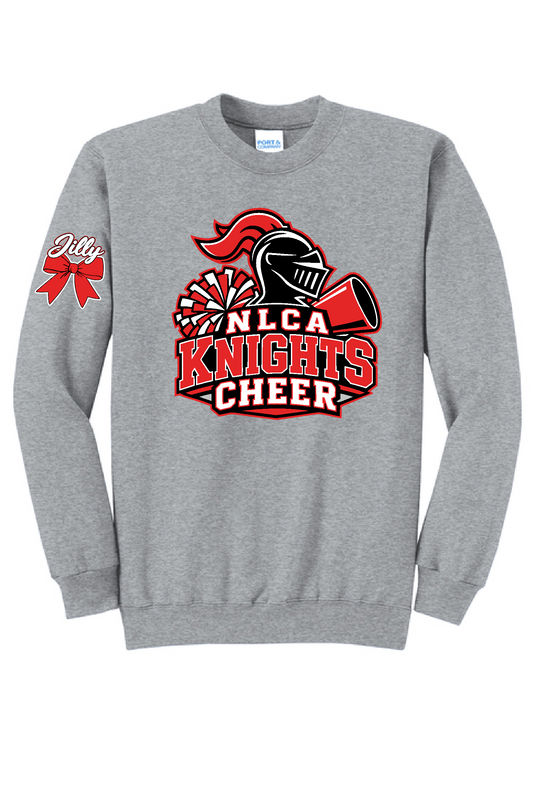 NLCA Knights Cheer Crewneck Sweatshirt
