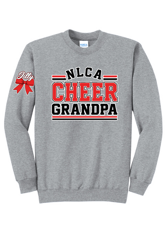 NLCA Cheer Grandpa Crewneck Sweatshirt