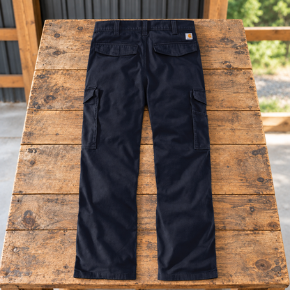 Sunrise Creek — CT103574 — Navy — Back — barn and timber mockup