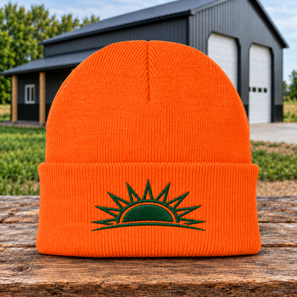 Sunrise Creek CP90 — Neon Orange — Front — barn and timber product mockup
