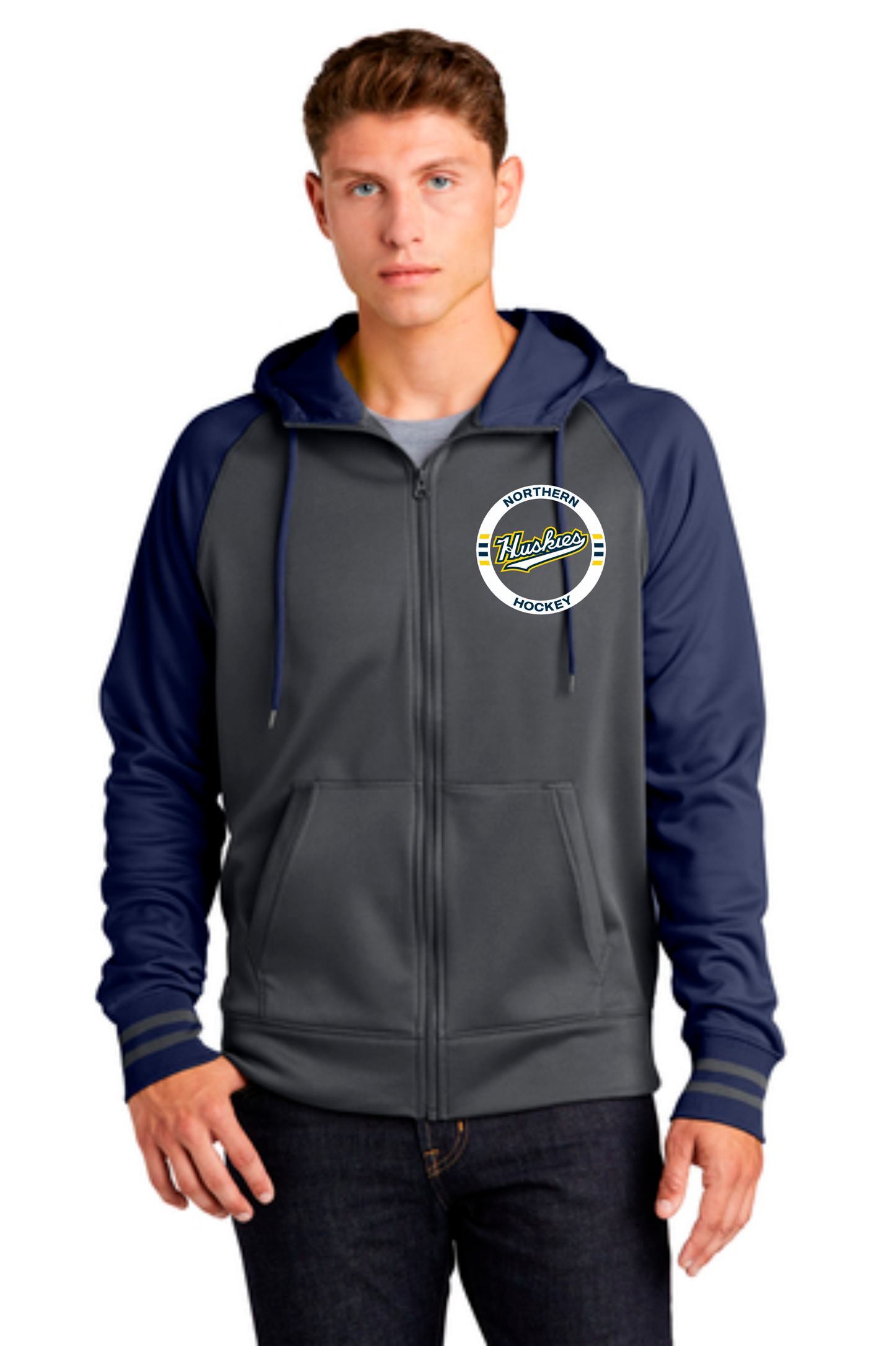 Sport-Tek® Sport-Wick® Varsity Fleece Full-Zip Hooded Jacket