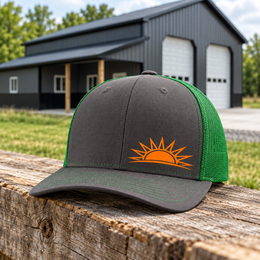Sunrise Creek — 112-EMB — product — barn and timber mockup
