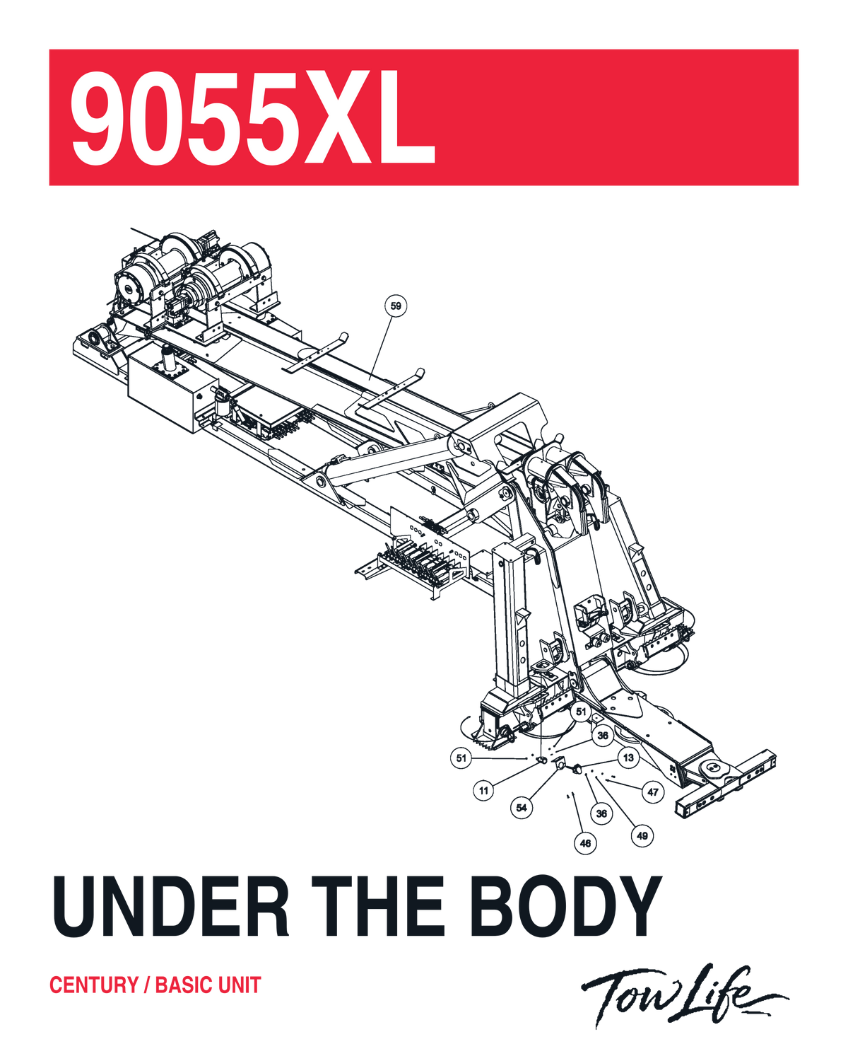 Tow Life design 79 — 9055XL / BASIC UNIT / MECHANICAL STUDY