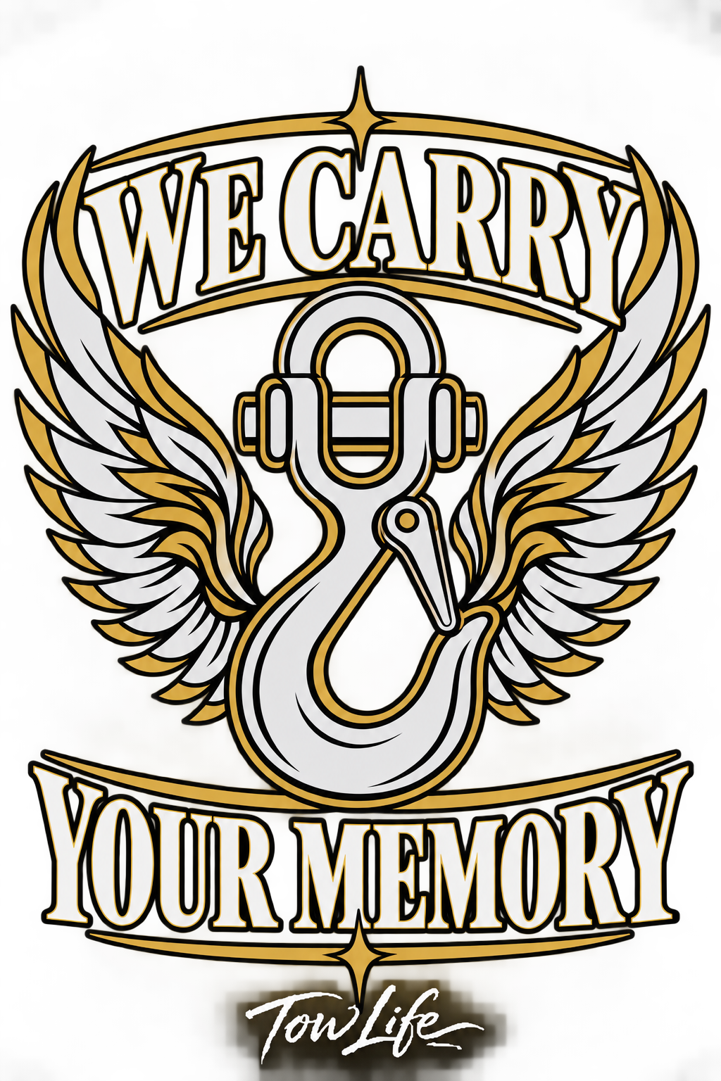 Tow Life design 82 — We Carry Your Memory