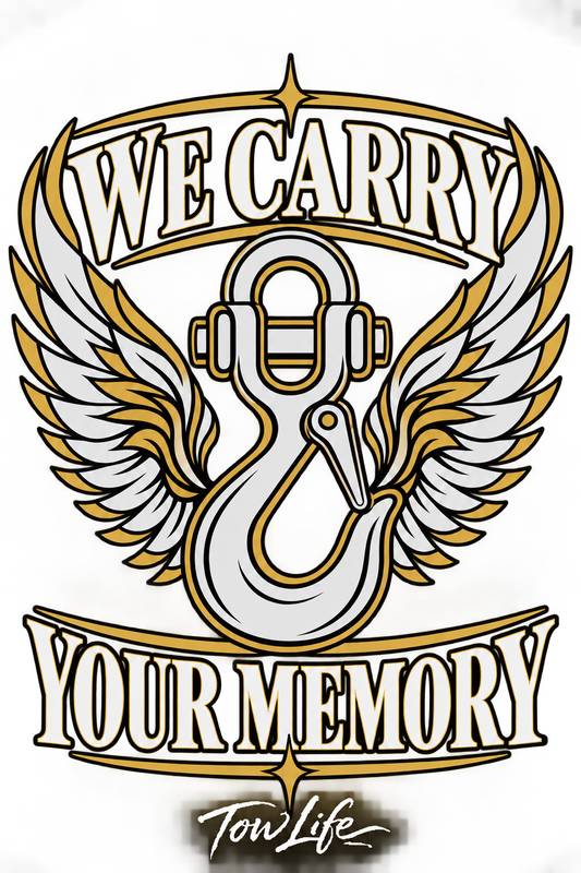Tow Life design 82 — We Carry Your Memory