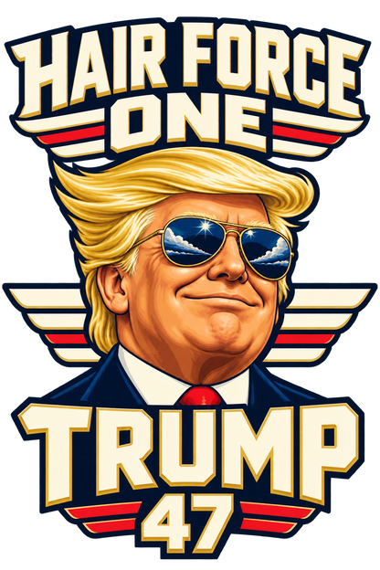 Hair Force One original print artwork