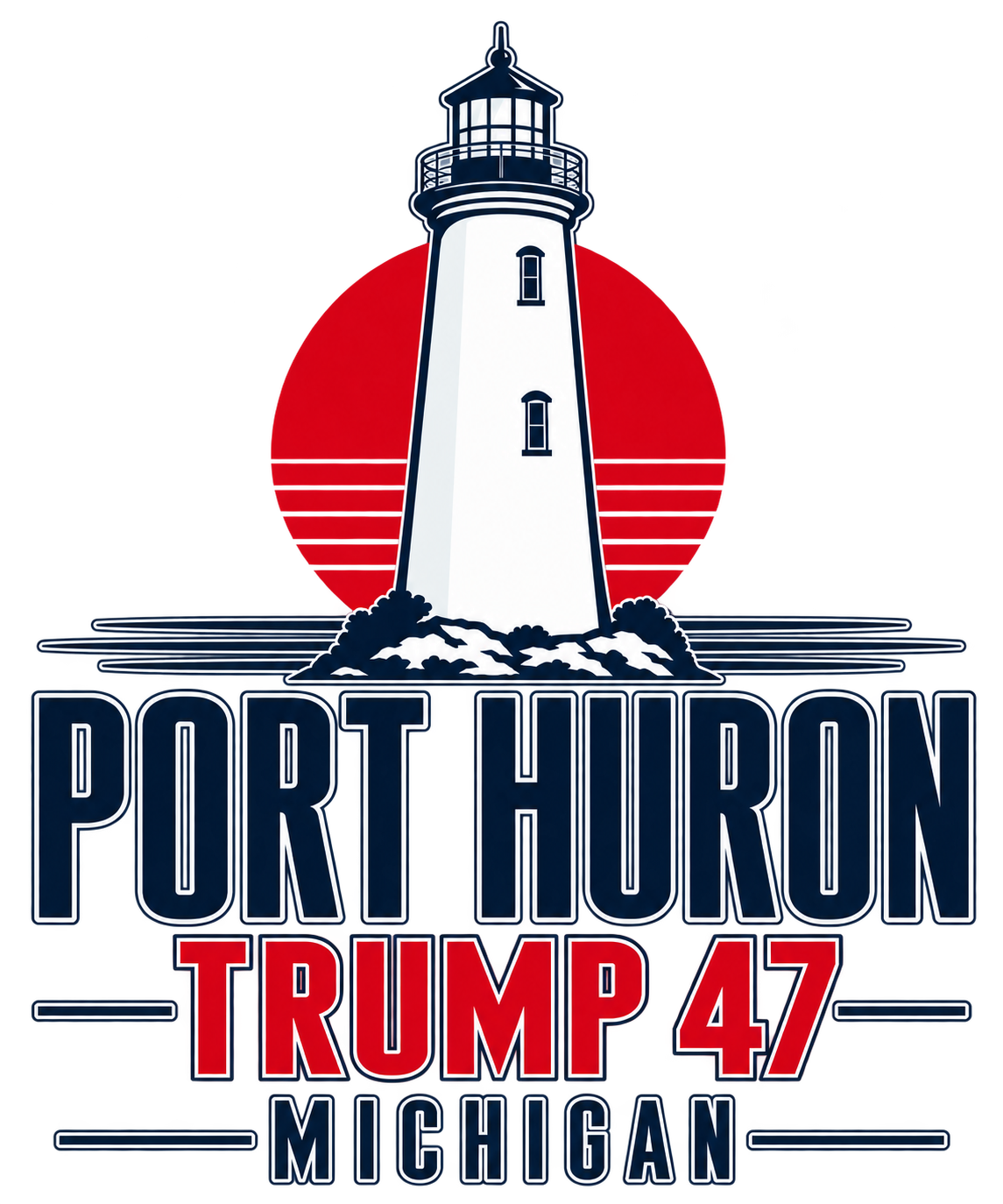 Port Huron Beacon original artwork