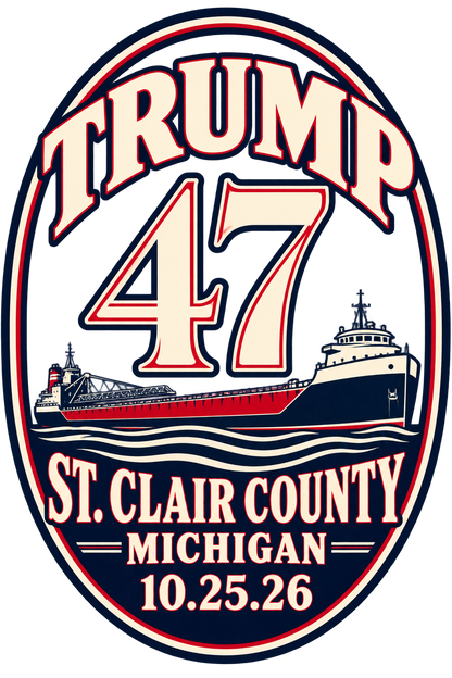 St. Clair County original print artwork