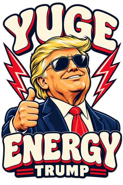 Yuge Energy original print artwork