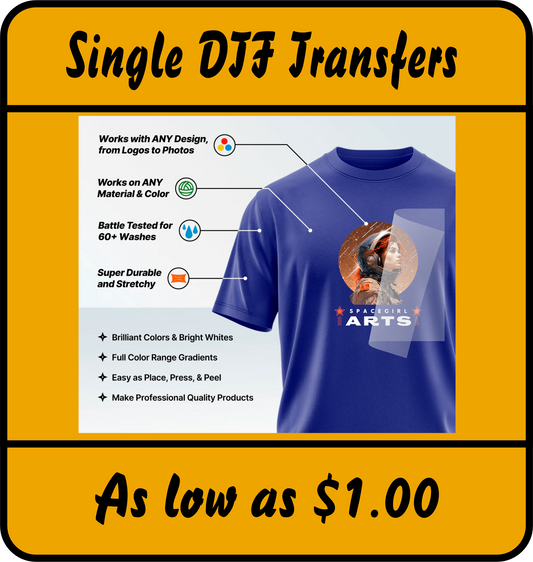 DTF Transfers Single Image