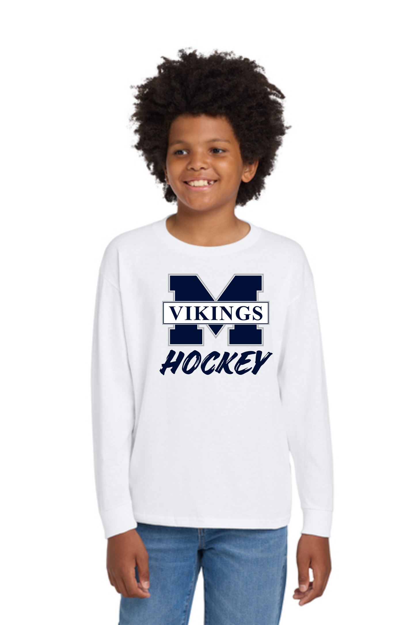 MV-5400B  Gildan® Youth Heavy Cotton™ 100% Cotton Long Sleeve T-Shirt