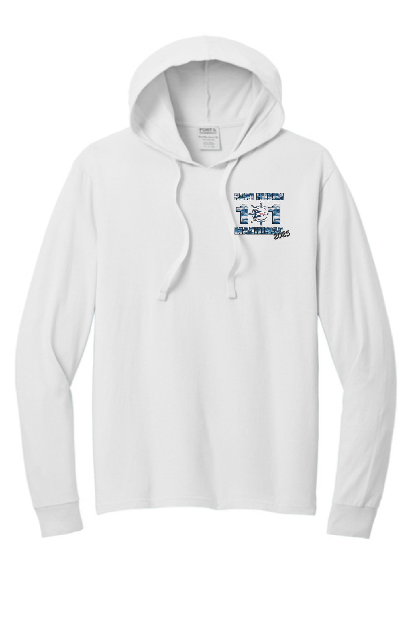PHYC Port & Company® Beach Wash® Garment-Dyed Pullover Hooded Tee